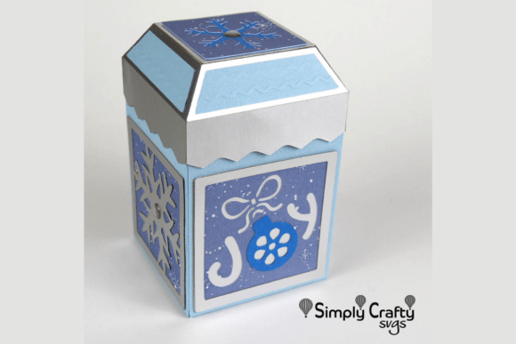 3D SVG Gift Box Design for Christmas Publishing Projects