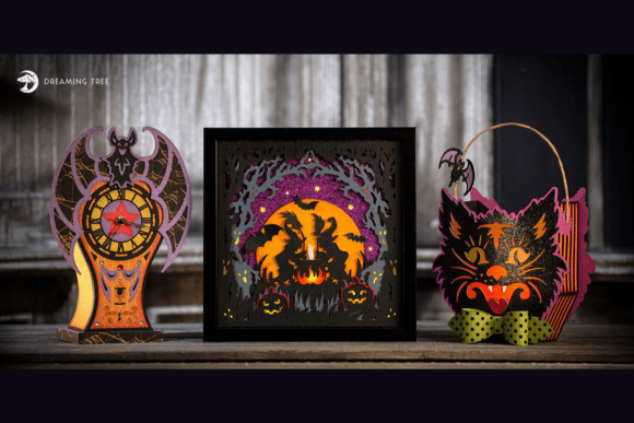 All Hallows Eve SVG Bundle: A 3D Halloween Design Asset for Creators