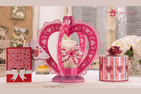 All My Loving SVG Bundle: A Romantic 3D Design Asset for Valentine’s Projects