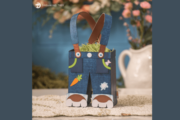 Bunny Pants Bag 3D SVG: A Festive Design Asset for Local Branding