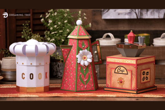 Coffee Cookies SVG Bundle: A 3D Design Asset for Editorial and Web Publishing