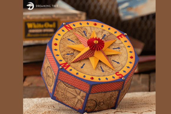 Compass Gift Box SVG: A Nautical Embroidery Design Review