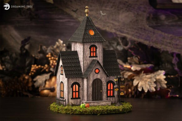 Eek Estate SVG: A 3D Halloween Graphic for Creative Sellers