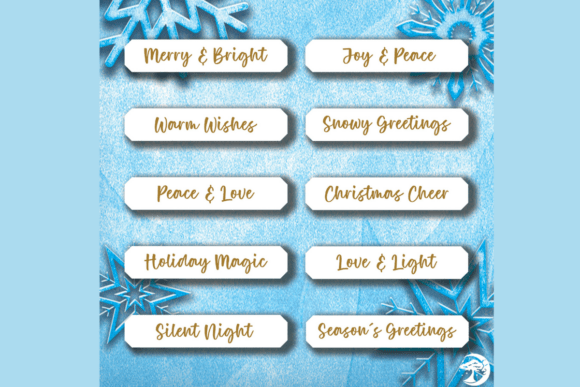 Frosted Fir Card Captions: A Festive 3D SVG for Winter Creations