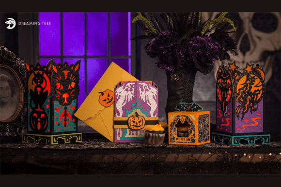 Holiday Hauntings 3D SVG Bundle for Halloween Publishing