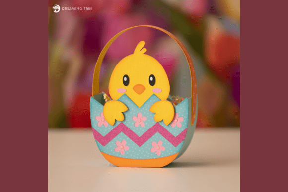 Lil Chickie Favor Bag 3D SVG for Easter Merch