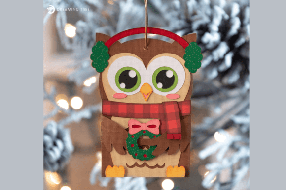 Owl Gift Card Ornament SVG: A Whimsical Design for Holiday Projects