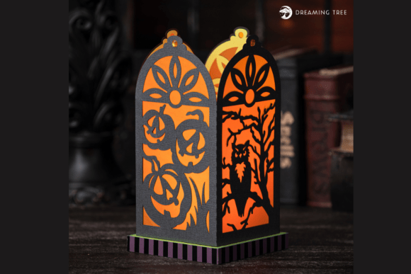 Scary Lantern 3D SVG Review for Halloween Design Projects