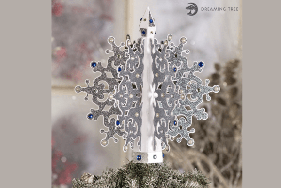 Snowflake Tree Topper SVG – A 3D Winter Craft Asset Worth Considering