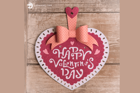 Valentine Hanger SVG: A 3D Design Asset for Valentine’s Day Projects