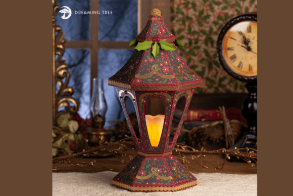 Victorian Christmas Lantern 3D SVG Review for Digital Sellers