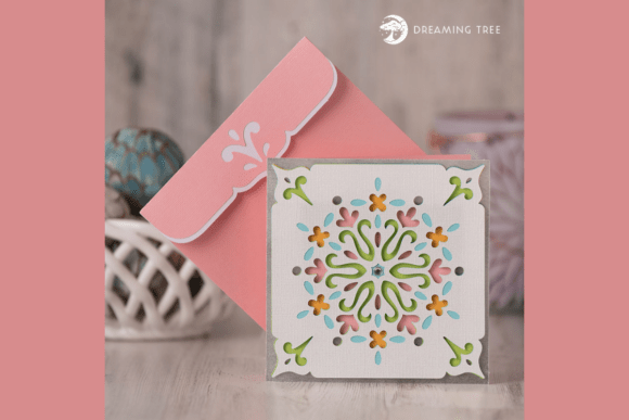Welcome to Spring with a 3D SVG Card Design